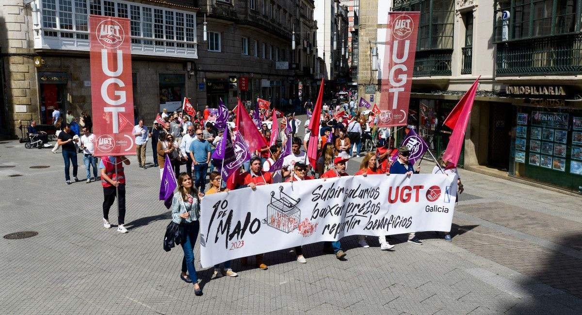 Manifestación de UGT en el 1º de mayo