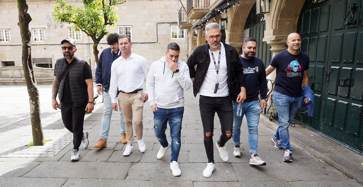 Propietarios de locales de ocio nocturno que forman parte de la plataforma Pontevedra de Noite