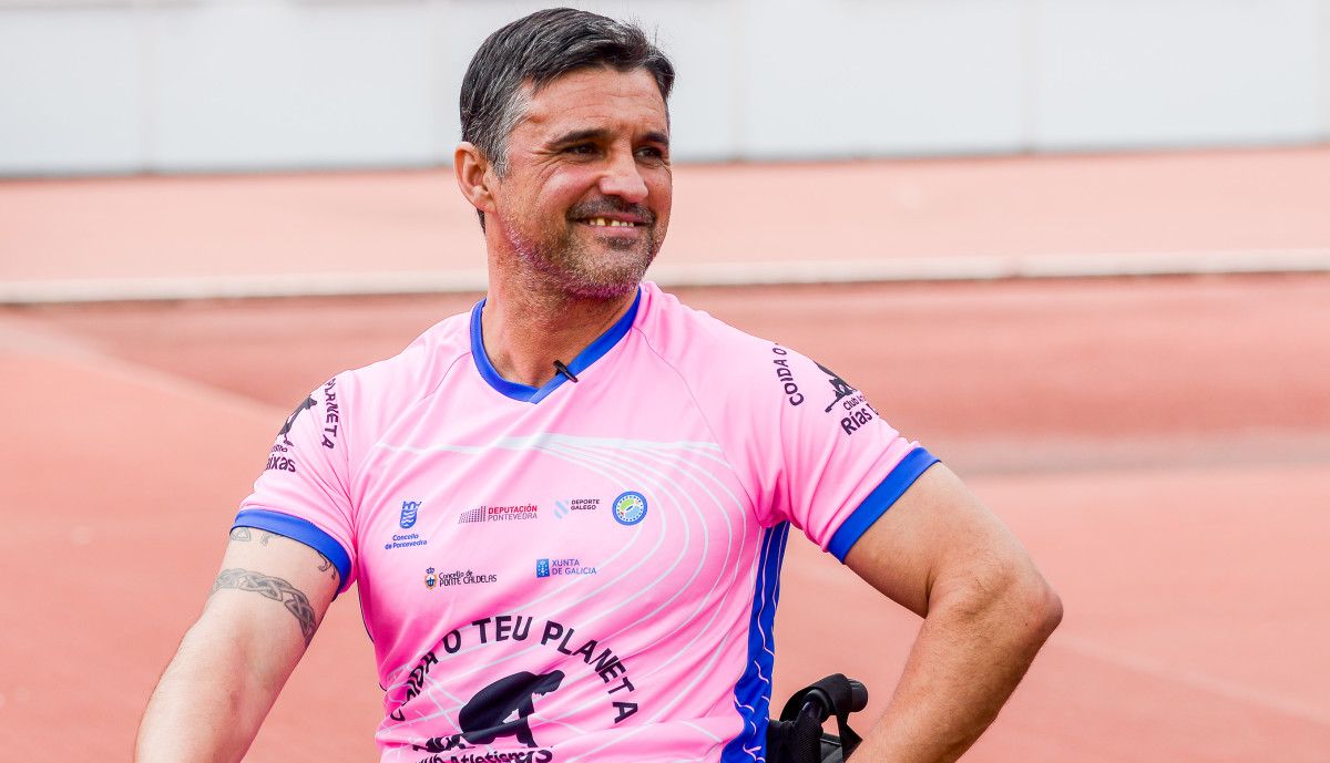 Presentación de Gustavo Dacal como deportista de atletismo adaptado