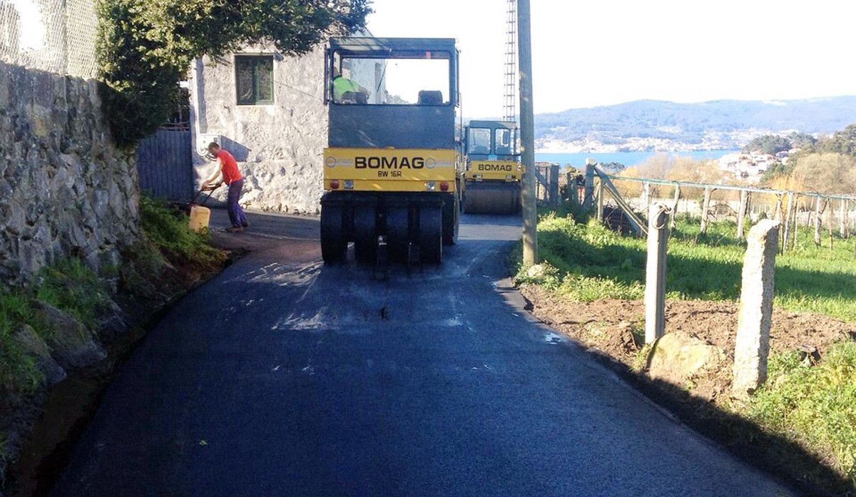 Actuación en O Xuncal, parroquia de Ardán.