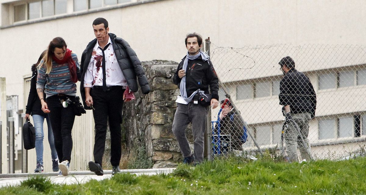 Rodaje en Pontevedra de la película "Toro", con Mario Casas como protagonista