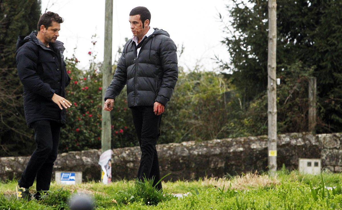 Rodaje en Pontevedra de la película "Toro", con Mario Casas como protagonista