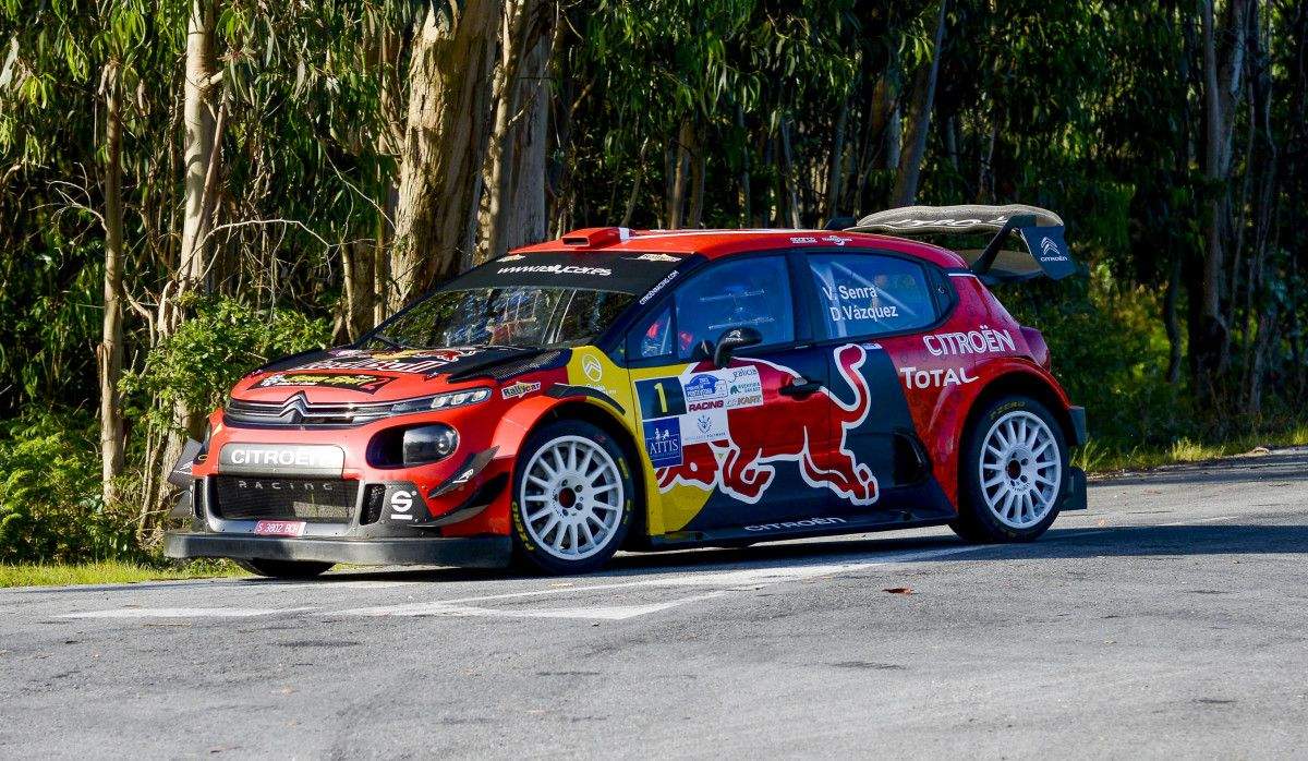 Víctor Senra, no V Rally de Pontevedra