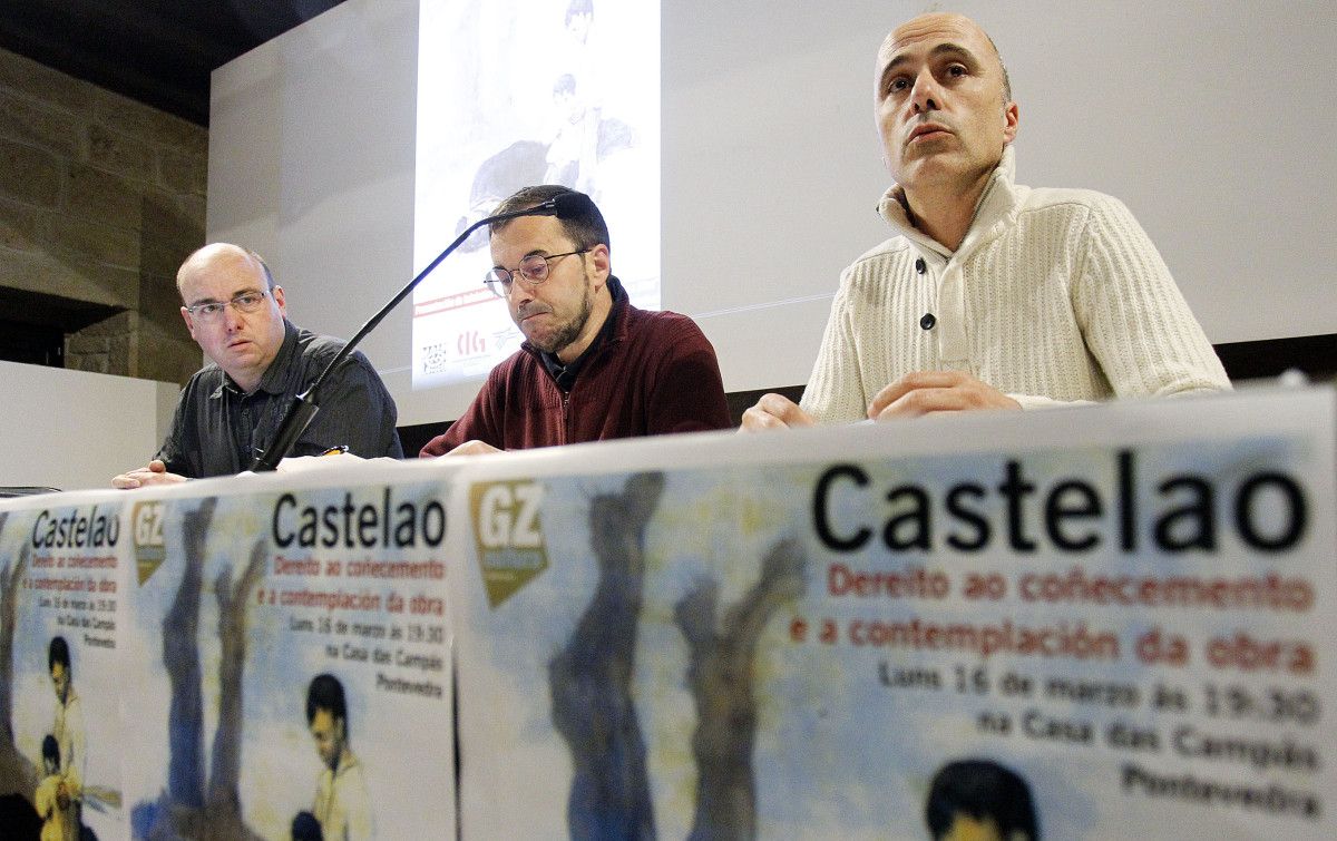 Presentación de la iniciativa legislativa popular sobre la figura de Castelao