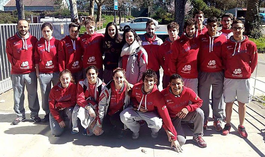 Equipo absoluto do Club Natación Galaico