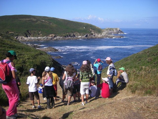 Campamento en la isla de Ons