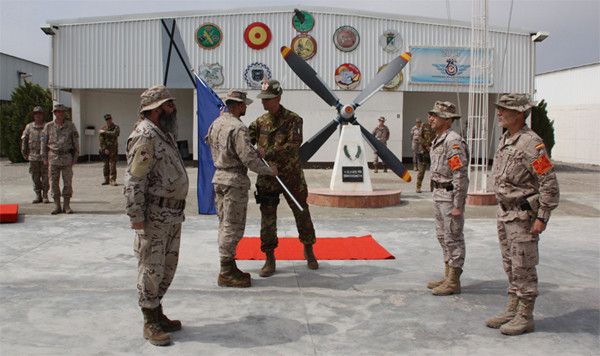 Acto de transferencia de autoridade da base de Herat na misión de Afganistán