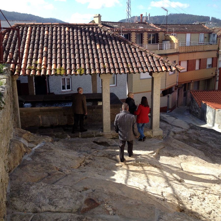Visita a la zona de Pedreiras