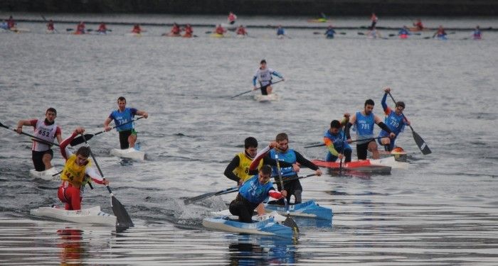 Regata celebrada en la pista olímpica de Pontillón do Castro, Verducido