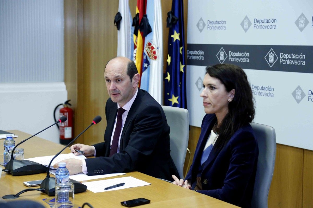 Rafael Louzán e Begoña Estévez