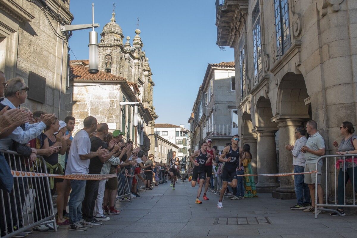 Carrera elite masculina da Gran Final das Series Mundiais de Tríatlon en Pontevedra