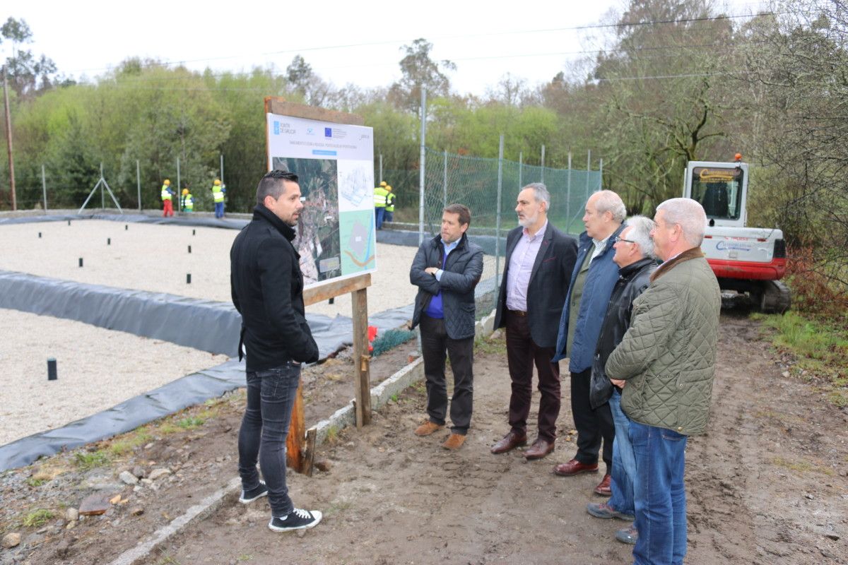 Visitas ás obras de saneamento de A Reigosa