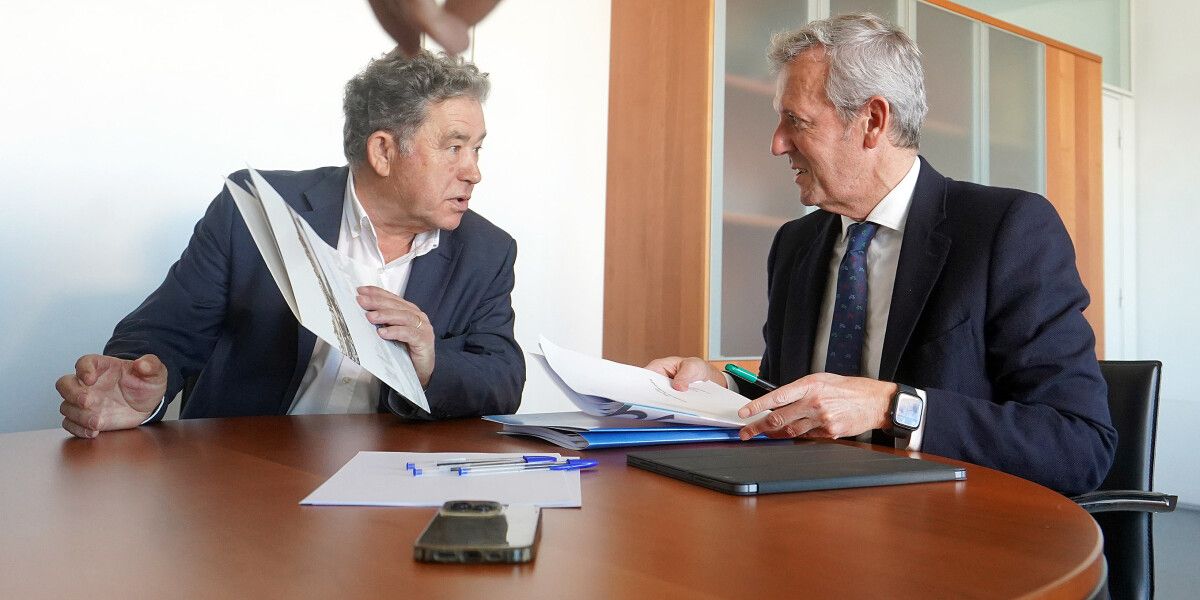 Alfonso Rueda e Miguel Anxo Fernández Lores