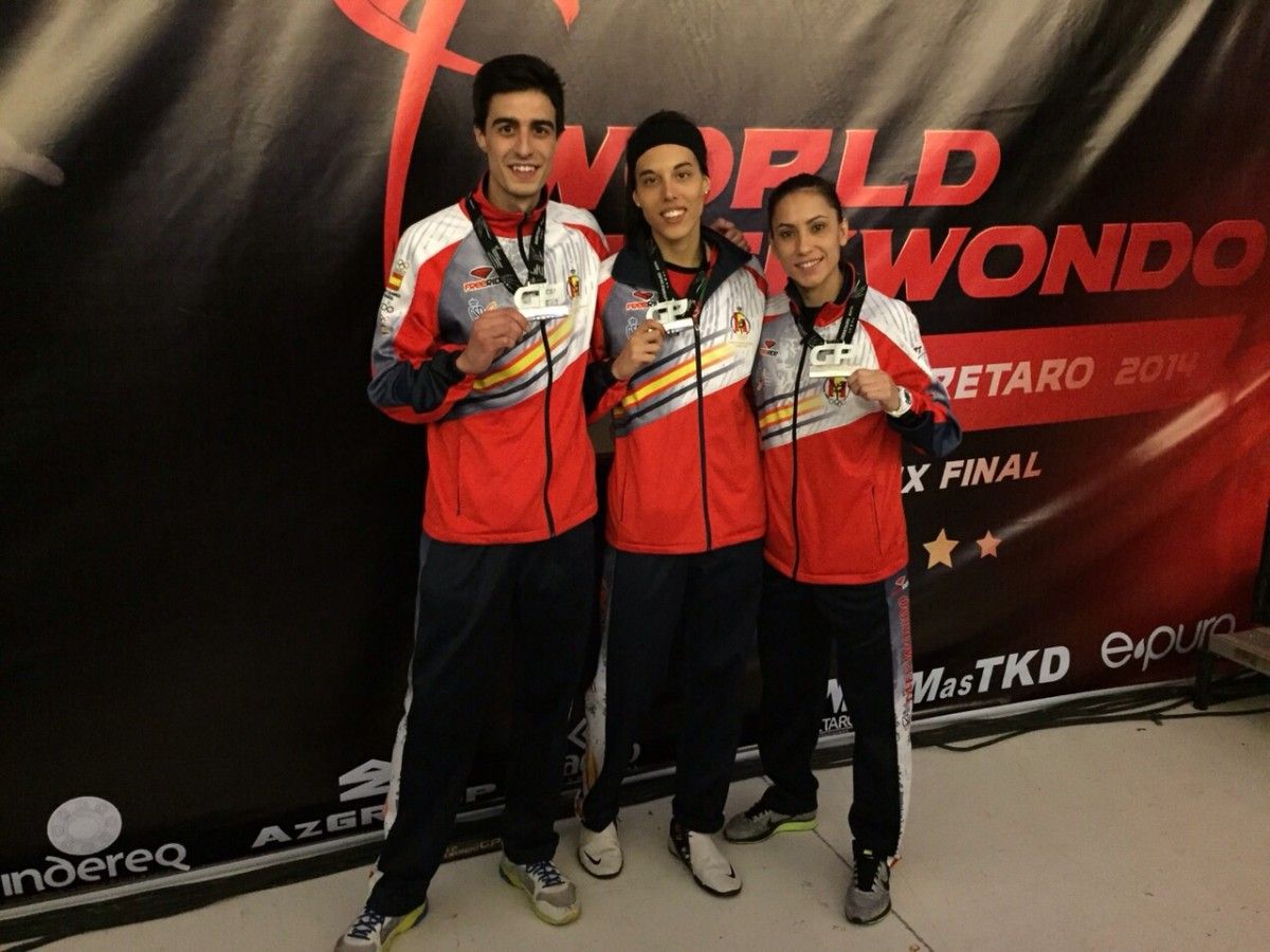 Joel González (izquierda) y Brigitte Yagüe (derecha) en el Grand Prix Final en México