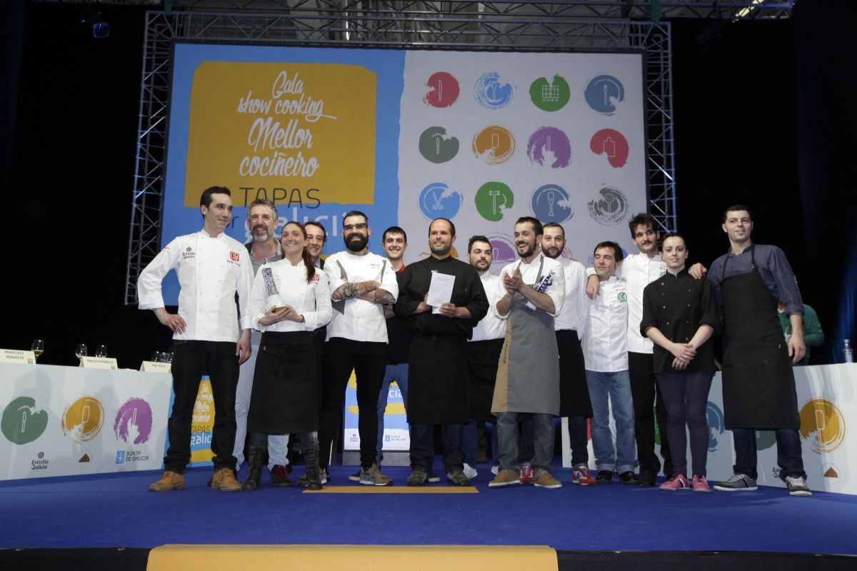 Participantes no concurso 'De tapas por Galicia'