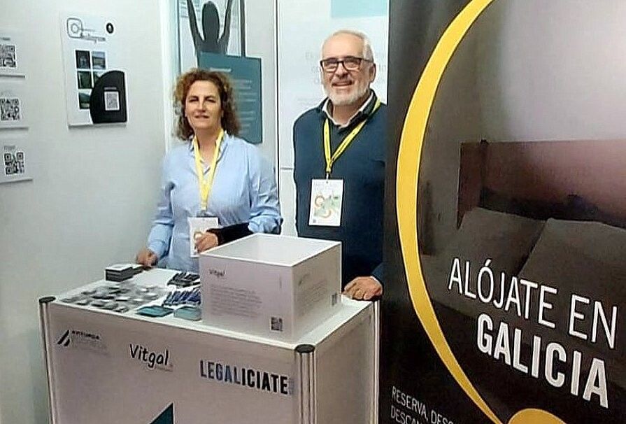 Dulcinea Aguín, presidenta de Aviturga, nunha actividade do colectivo