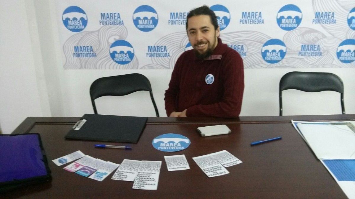 Guillermo Casalderrey, número tres da lista de Marea e membro do Consello Cidadá de Podemos
