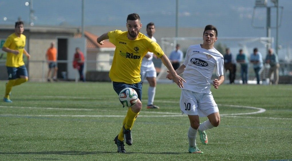 Partido entre Xuventú Sanxenxo y Silva SD en Baltar de Arriba