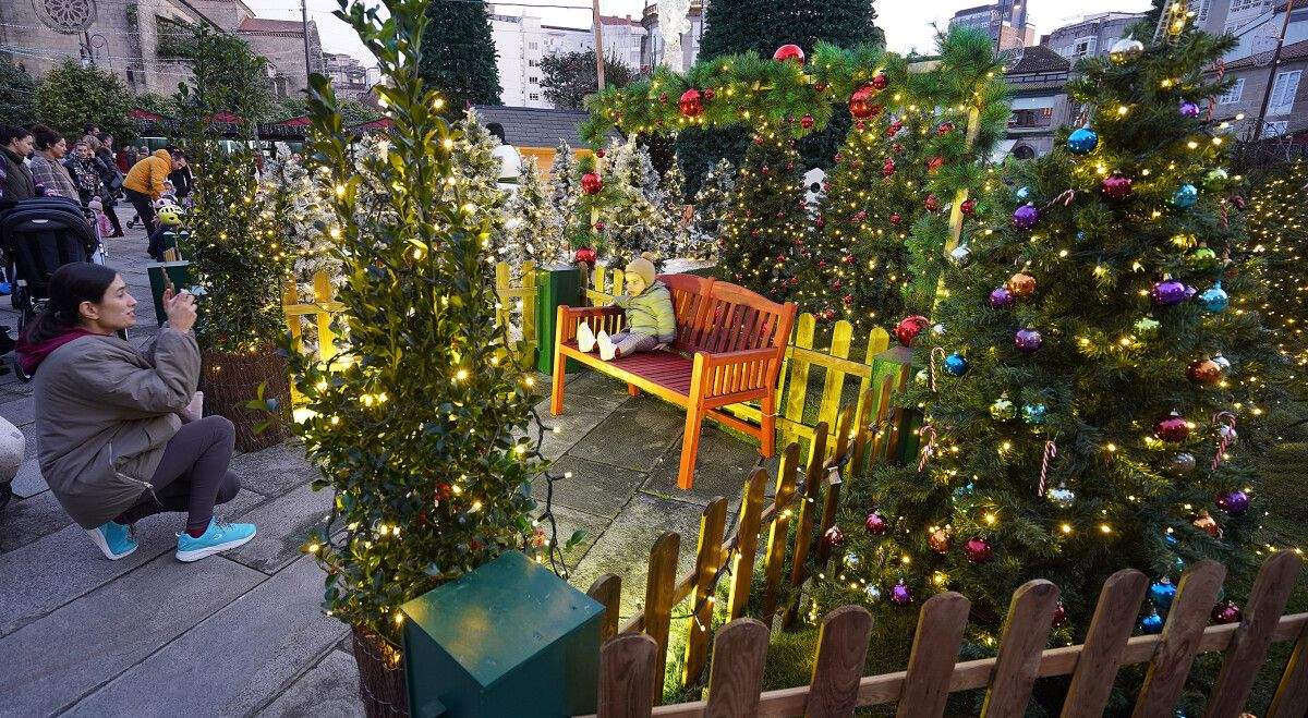 Iluminación de Navidad en Pontevedra 2023