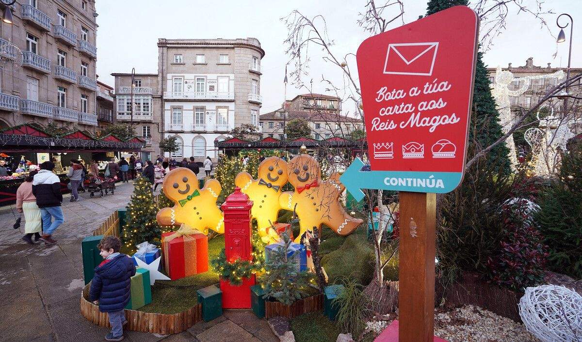 Iluminación de Navidad en Pontevedra 2023