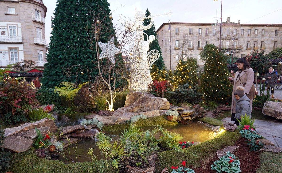 Iluminación de Navidad en Pontevedra 2023