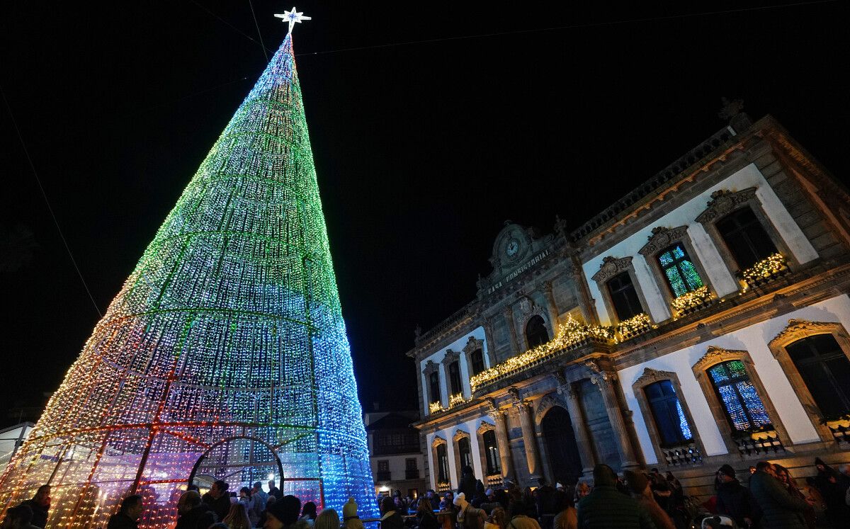 Alumeado de Nadal en Pontevedra 2023