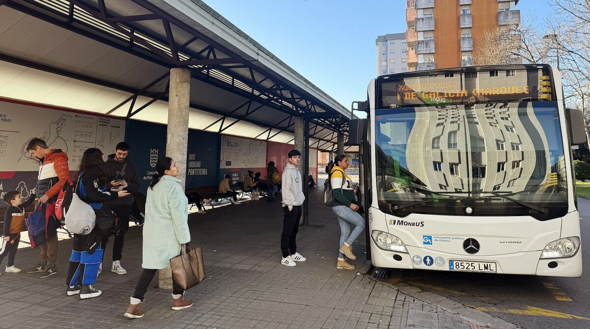 Parada de autobús da Praza de Galicia