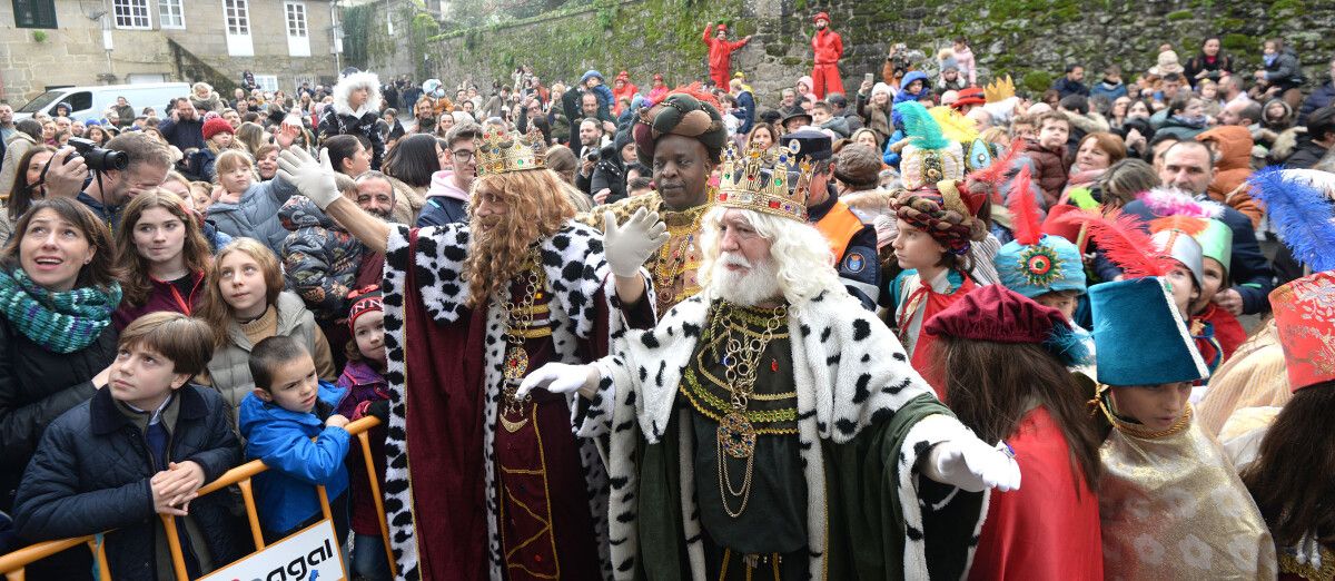 Recepción a los Reyes Magos en el Pazo de Mugartegui