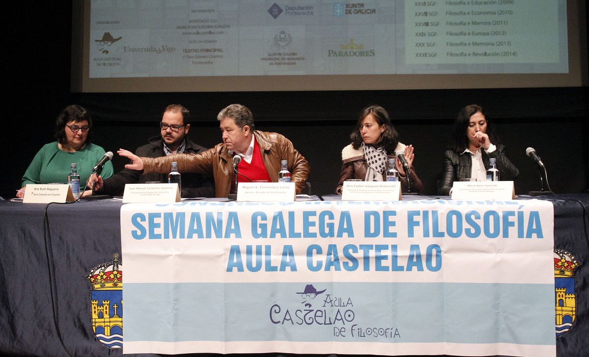 Acto inaugural da XXXII Semana Galega de Filosofía
