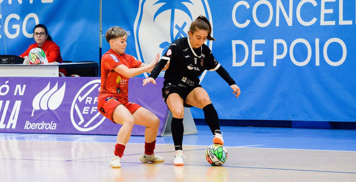 Partido de liga entre Poio Pescamar e Burela na Seca