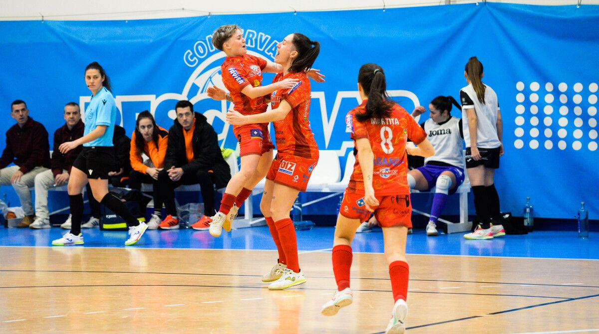 Partido de liga entre Poio Pescamar y Burela en A Seca