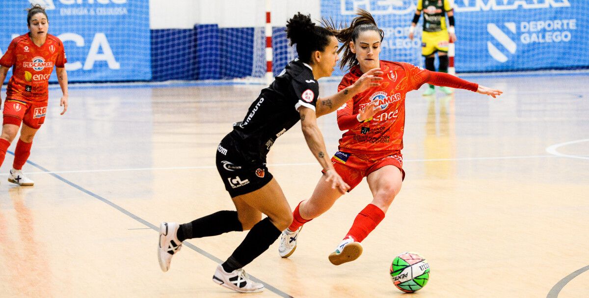 Partido de liga entre Poio Pescamar e Burela na Seca