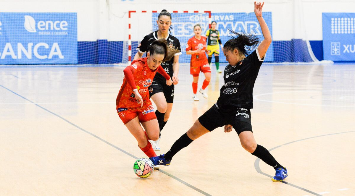 Partido de liga entre Poio Pescamar e Burela na Seca