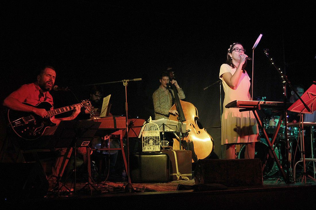 A cantante de jazz, Terela Gradín