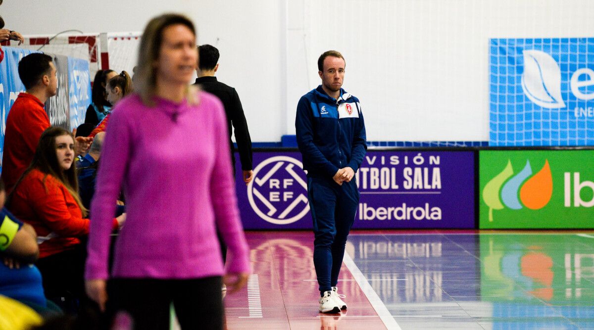 Partido de liga entre Poio Pescamar e Móstoles na Seca