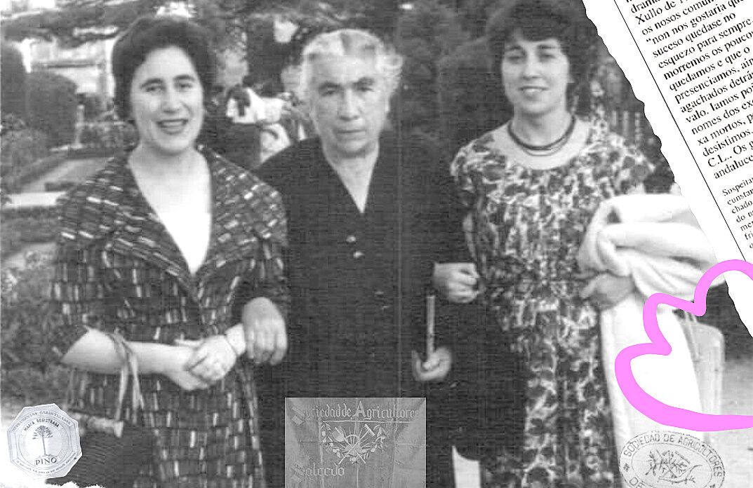 Josefa Vázquez Juncal, la "Señora Pepa", en el centro de la imagen