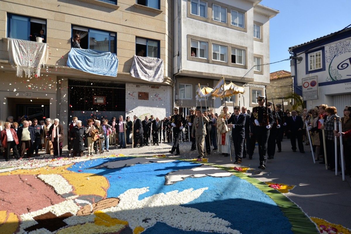 Procesión do Viático en Santa María