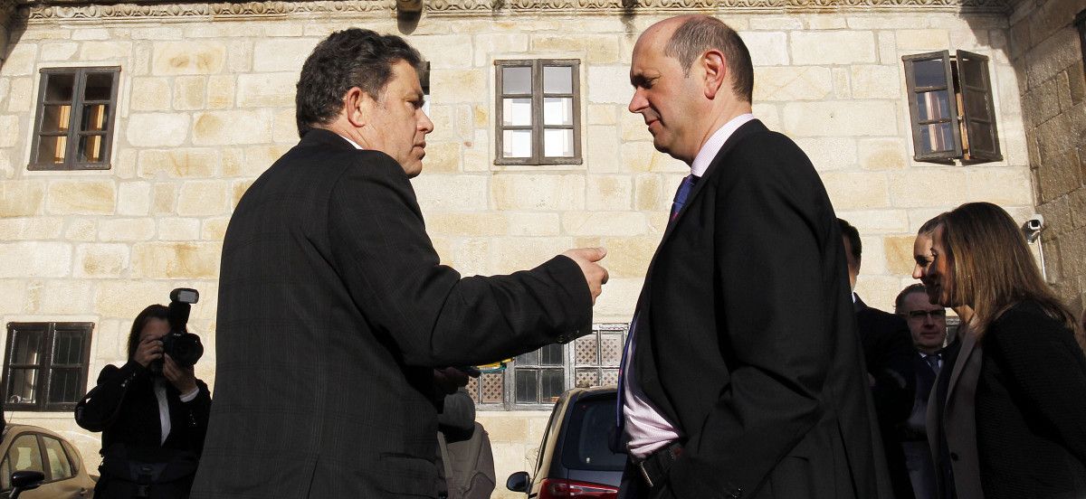 Miguel Anxo Fernández Lores y Rafael Louzán