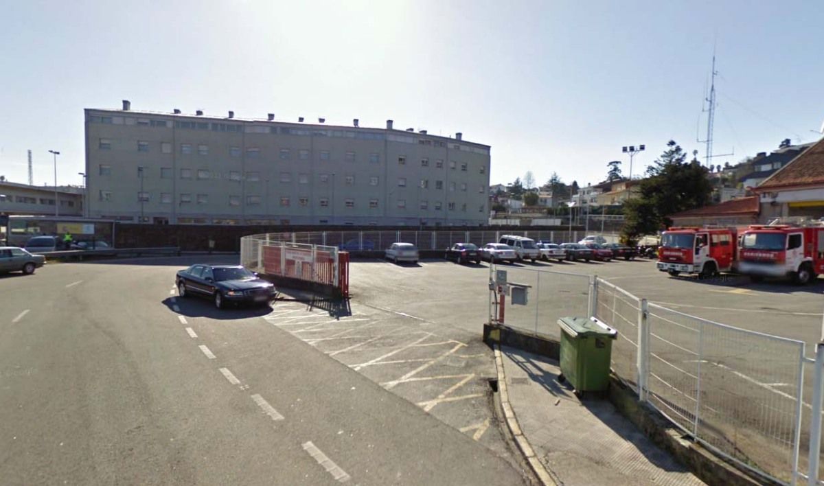 Instalacións dos bombeiros de Pontevedra e a Comandancia da Garda Civil 