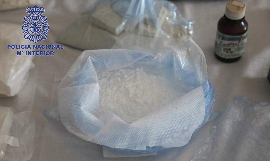 Cocaína intervenida en una operación policial