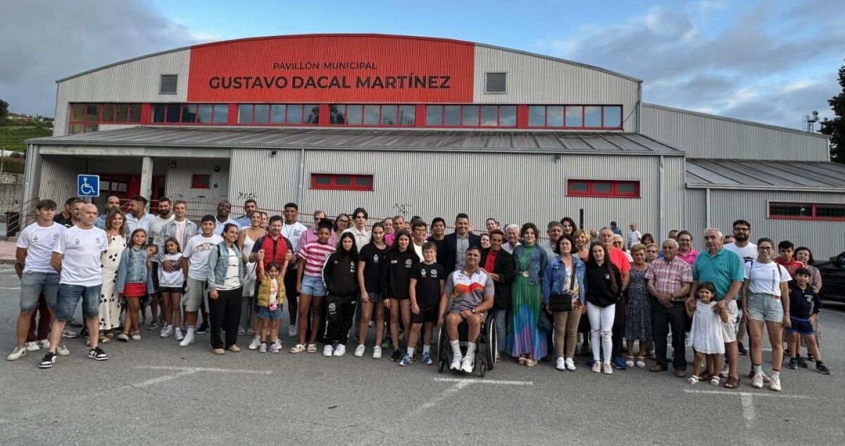 Inauguración do renomeado Pavillón Municipal Gustavo Dacal Martínez de Ponte Caldelas