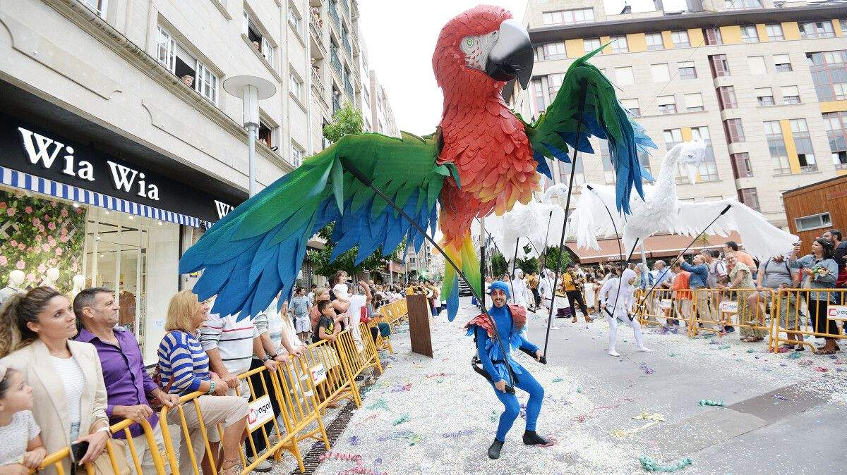 Batalla de Flores de las Festas da Peregrina 2024