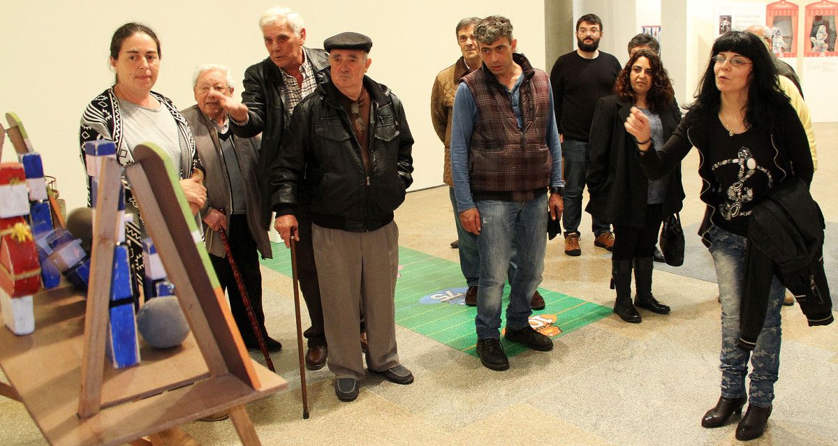 Inauguración da exposición "Barriga verde, de feira en feira" no Pazo da Cultura