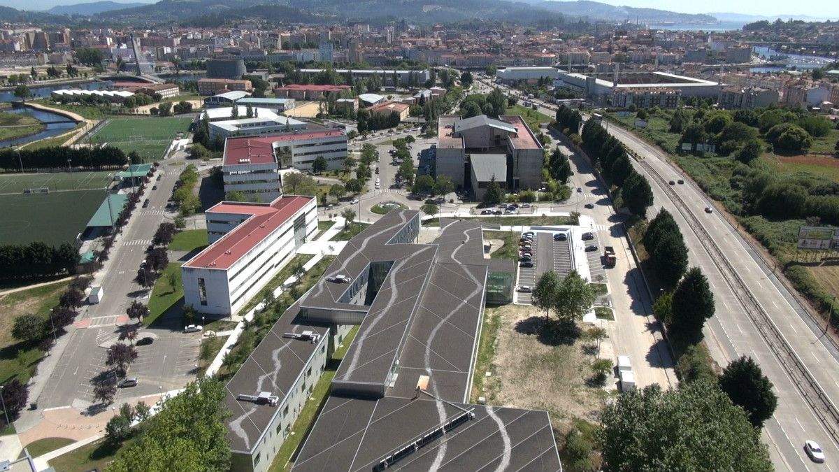 Vista aérea del Campus Universitario