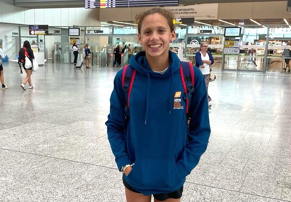 Daniela Suárez, rumbo a la concentración de la Selección Española Júnior en el CAR de San Cugat
