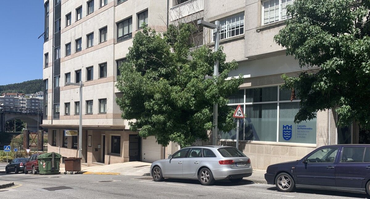 Nova sede da Oficina de Recadación Executiva e Multas na rúa da Barca