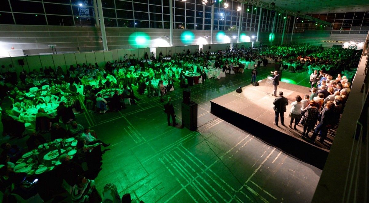 Cena organizada por el BNG en el Recinto Ferial con motivo de las municipales de mayo