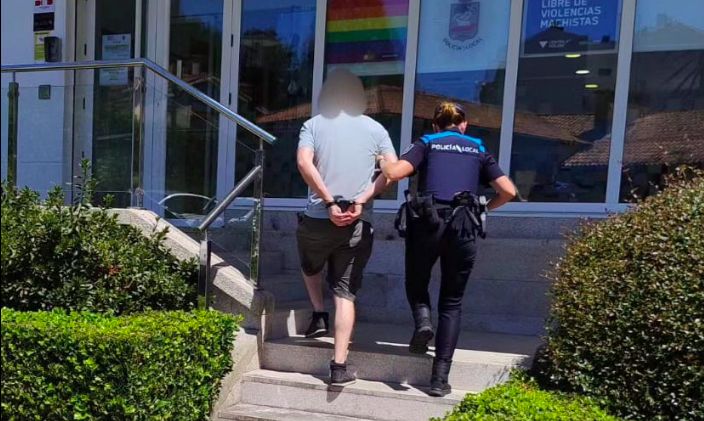 Detención de un hombre en Poio
