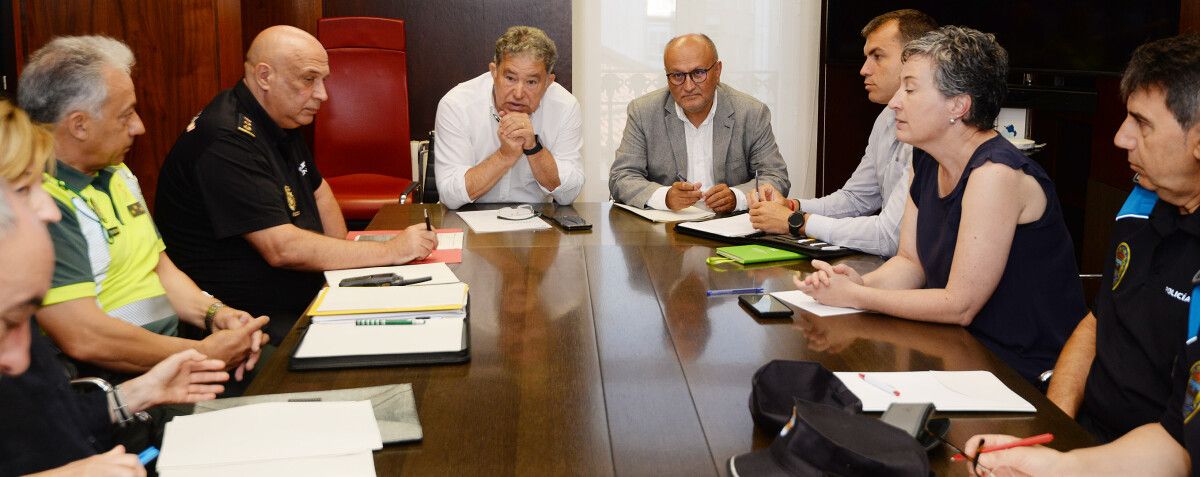 Reunión da Xunta Local de Seguridade celebrada no Concello de Pontevedra