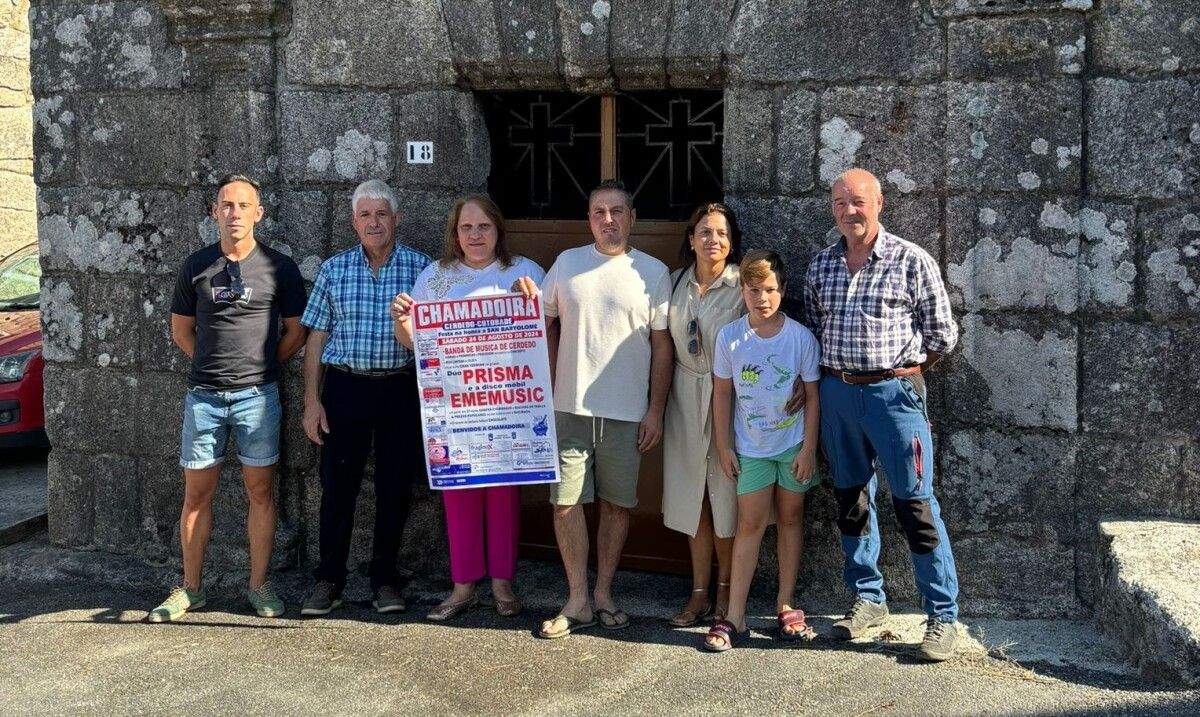 Presentación das festas de Chamadoira
